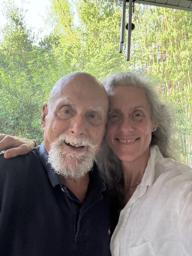 Marshall sharing a warm family selfie